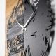 Reloj de pared 56x58 cm 1xAA madera/metal