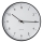 Reloj de pared diá. 25 cm 1xAA negro/blanco