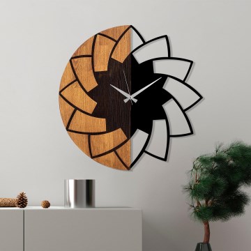 Reloj de pared diá. 56 cm 1xAA madera/metal