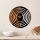 Reloj de pared diá. 56 cm 1xAA madera/metal