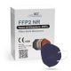 Respirador FFP2 NR CE 0598 púrpura oscuro 1pc
