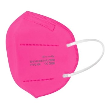 Respirador FFP2 NR CE 0598 rosa oscuro 1pc