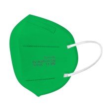 Respirador FFP2 NR CE 0598 verde 1pc