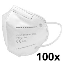 Respirador tamaño infantil FFP2 Kids NR CE 0370 blanco 100pcs