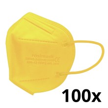 Respirador tamaño infantil FFP2 ROSIMASK MR-12 NR amarillo 100pcs