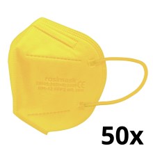 Respirador tamaño infantil FFP2 ROSIMASK MR-12 NR amarillo 50pcs