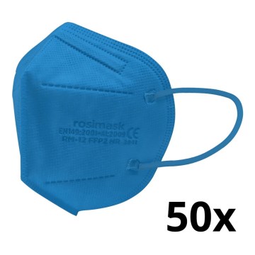 Respirador tamaño infantil FFP2 ROSIMASK MR-12 NR azul 50pcs