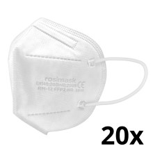 Respirador tamaño infantil FFP2 ROSIMASK MR-12 NR blanco 20pcs