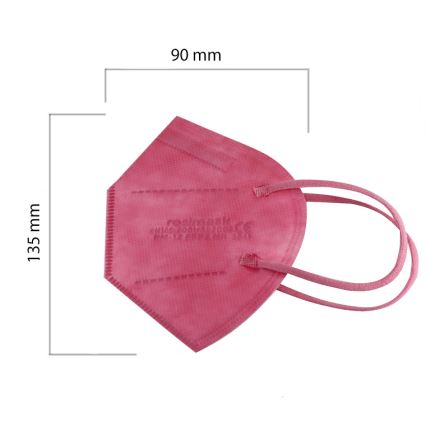 Respirador tamaño infantil FFP2 ROSIMASK MR-12 NR rosa 1pc