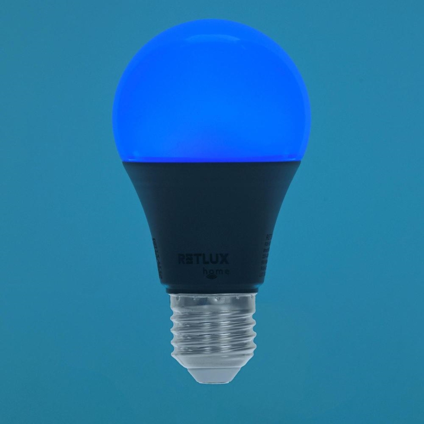 Bombilla LED RGBW regulable A60 E27/9W/230V 2700-6500K Wi-Fi Tuya