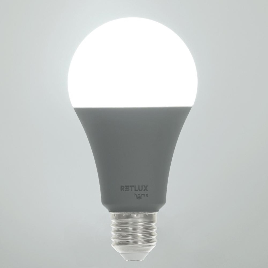 Bombilla LED RGBW regulable A70 E27/14W/230V 2700-6500K Wi-Fi Tuya