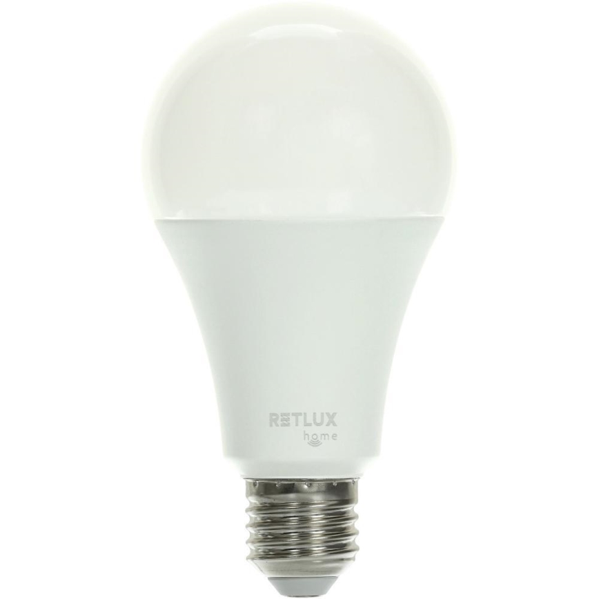 Bombilla LED RGBW regulable A70 E27/14W/230V 2700-6500K Wi-Fi Tuya