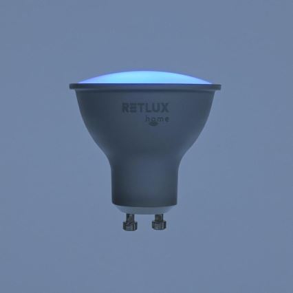 Bombilla LED RGBW regulable MR16 GU10/4,5W/230V 2700-6500K Wi-Fi Tuya