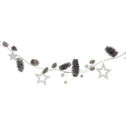 Cadena de luces de Navidad LED 10xLED/3xAA 2,5m blanco cálido