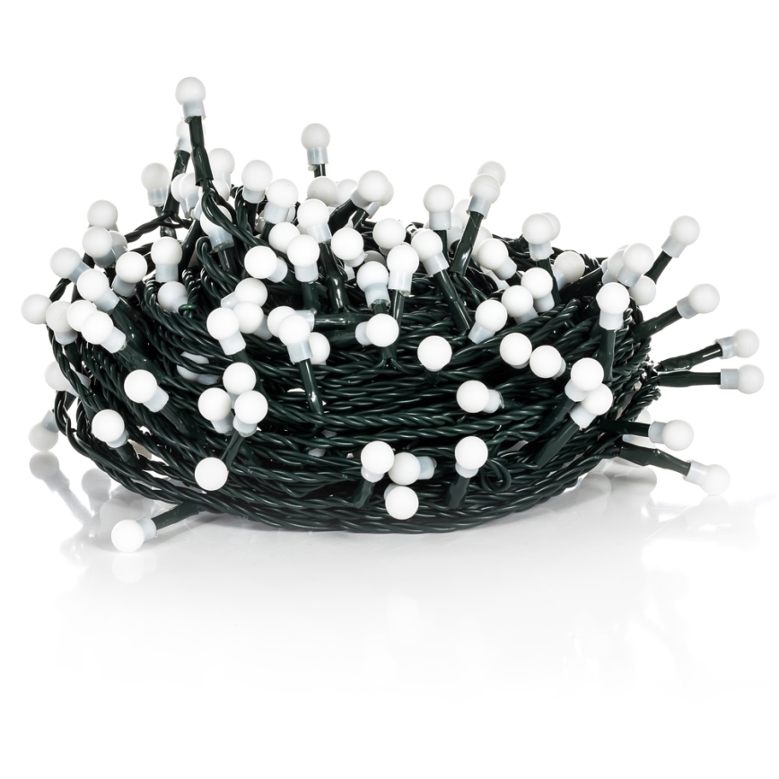 Cadena de Navidad LED para exteriores 100xLED/8 funciones 15m IP44 blanco cálido