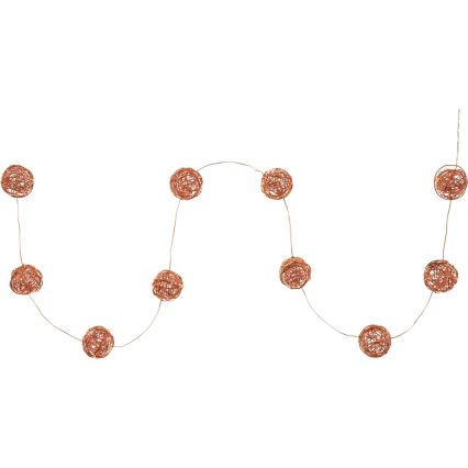 Cadena decorativa LED 10xLED/2xAA blanco cálido