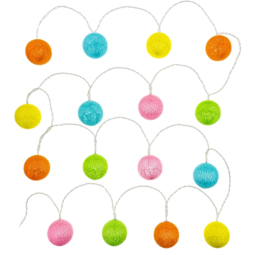 Cadena decorativa LED 16xLED/2xAA 3,3m blanco cálido