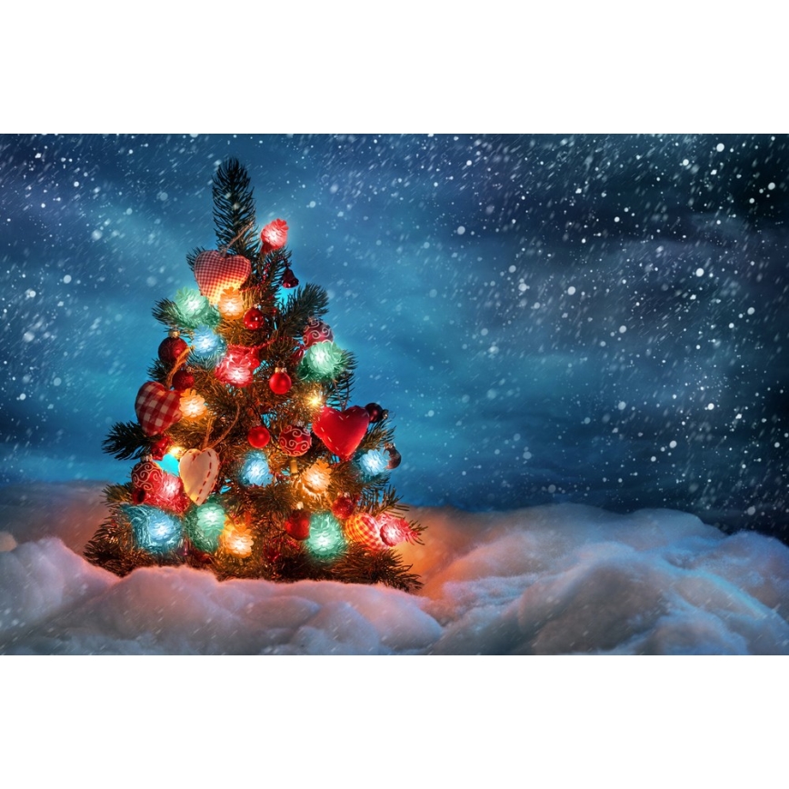 Cadena LED de Navidad para exteriores 80xLED/25m IP44 multicolor
