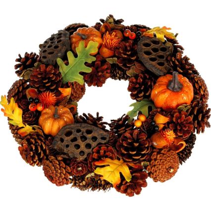 Corona de otoño HALLOWEEN d. 35 cm