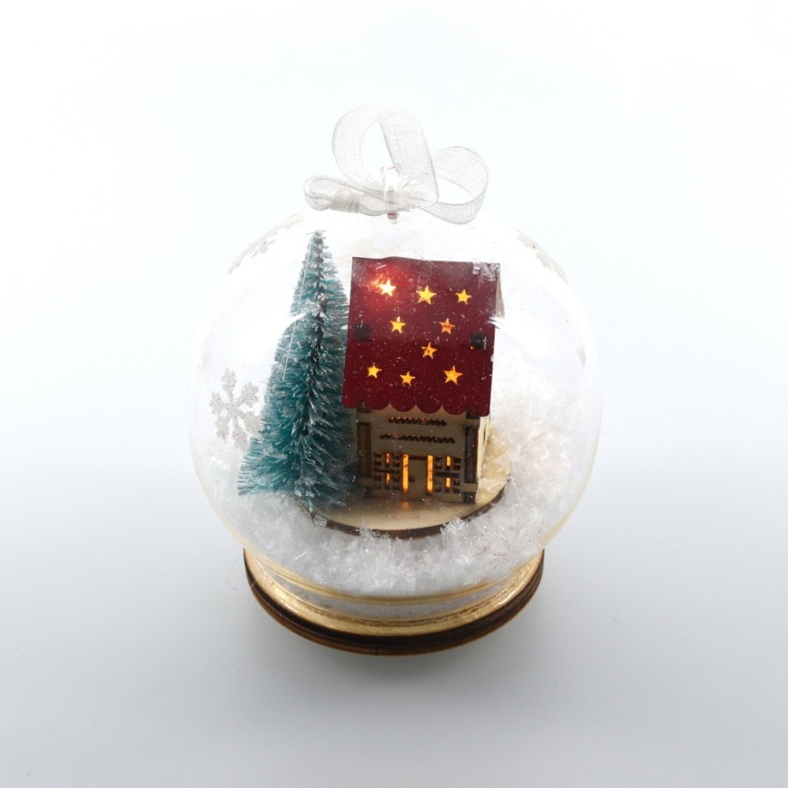 Decoración de Navidad LED 1xLED/3xLR44 blanco cálido