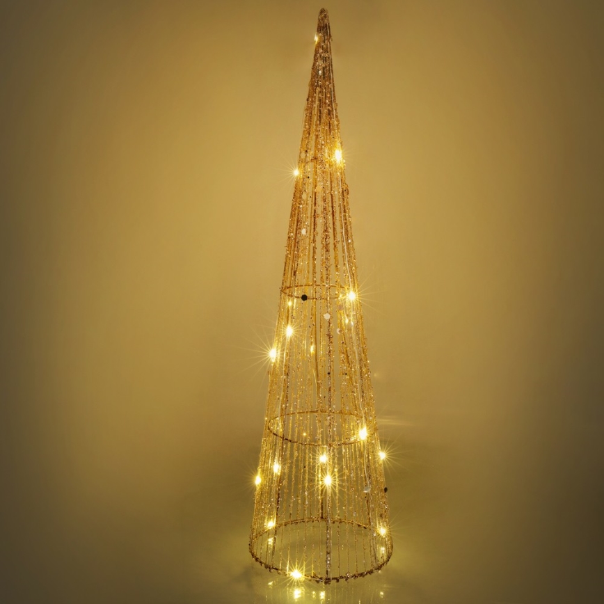 Decoración de Navidad LED 20xLED/2xAA blanco cálido