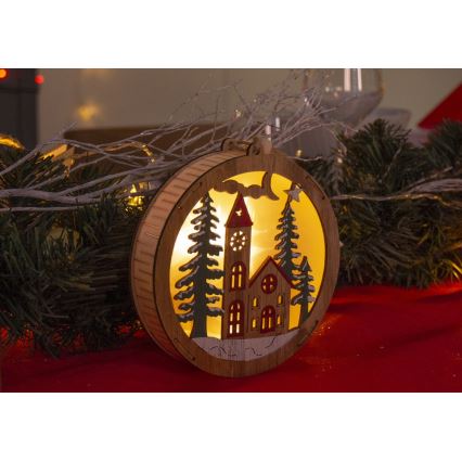 Decoración de Navidad LED 5xLED/2xAAA blanco cálido
