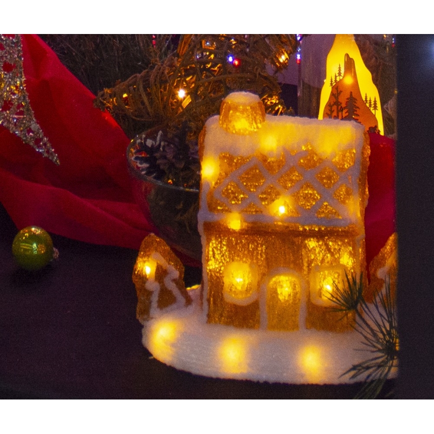 Decoración de Navidad LED LED/3xAA blanco cálido