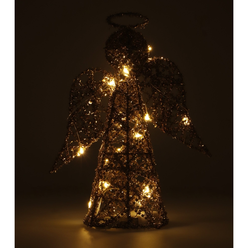 Decoración LED de Navidad LED/2xAA ángel