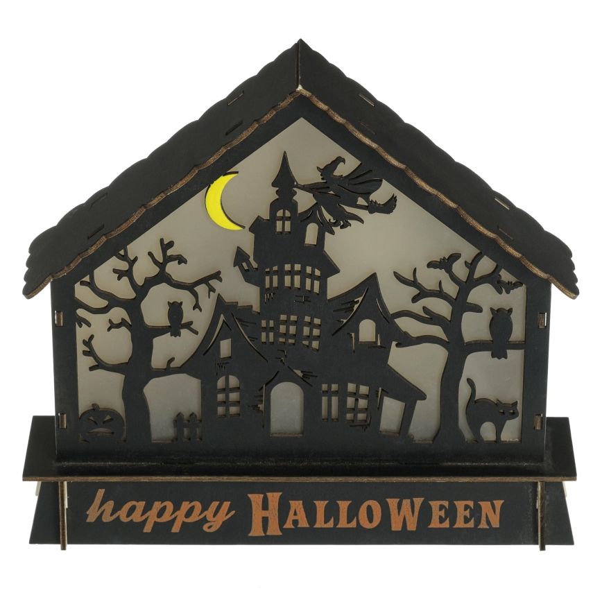 Decoración LED HALLOWEEN LED/2xAA casa encantada multicolor