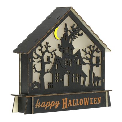 Decoración LED HALLOWEEN LED/2xAA casa encantada multicolor