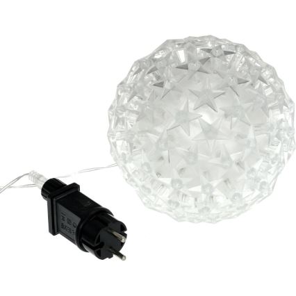 Decoración navideña LED LED/230V/blanco cálido bola