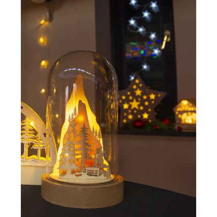 Decoración navideña LED LED/2xAA blanco cálido