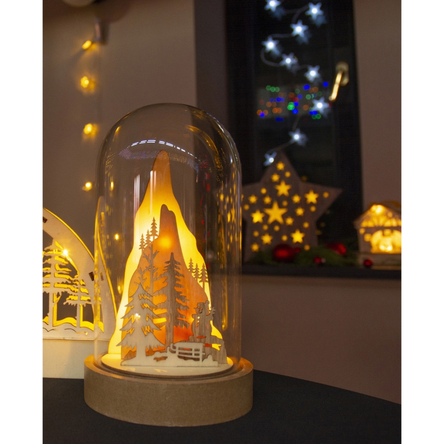 Decoración navideña LED LED/2xAA blanco cálido