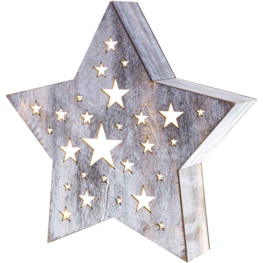 Decoración de navidad LED LED/2xAAA estrella
