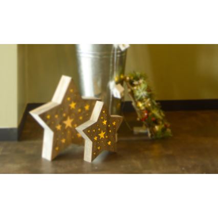 Decoración de navidad LED LED/2xAAA estrella