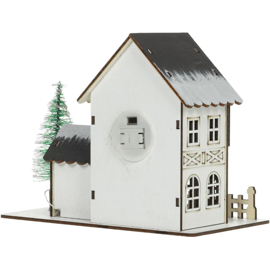Decoración navideña LED LED/2xLR44/blanco cálido casa