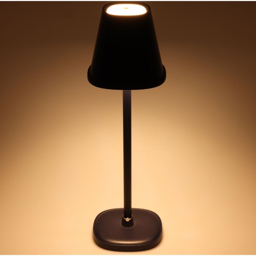 Lámpara de mesa LED recargable y regulable LED/3W/1800 mAh azul oscuro