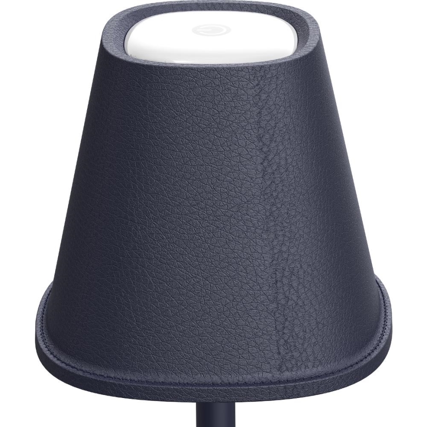 Lámpara de mesa LED recargable y regulable LED/3W/1800 mAh azul oscuro
