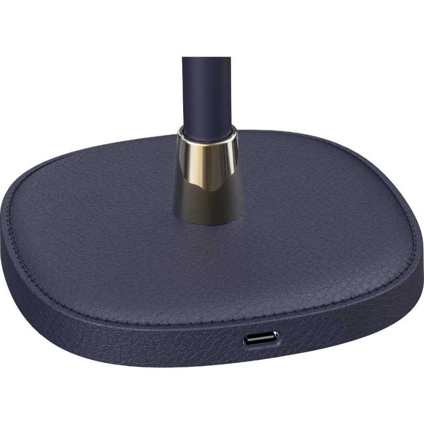 Lámpara de mesa LED recargable y regulable LED/3W/1800 mAh azul oscuro