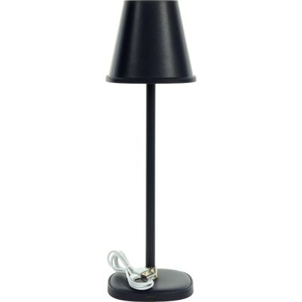 Lámpara de mesa LED recargable y regulable LED/3W/1800 mAh azul oscuro