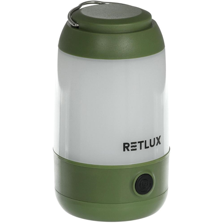 Lámpara portátil LED regulable LED/3W/3xAAA verde