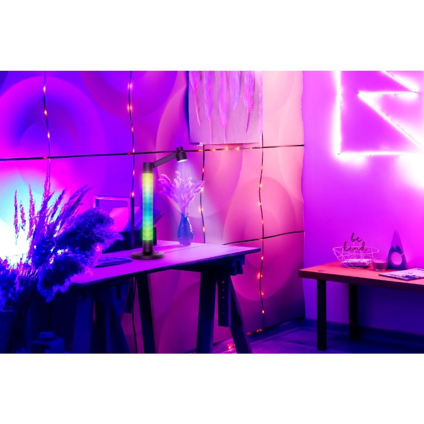 LED RGBW Lámpara de mesa regulable LED/10W/5V 2700-6000K Wi-Fi Tuya + CR