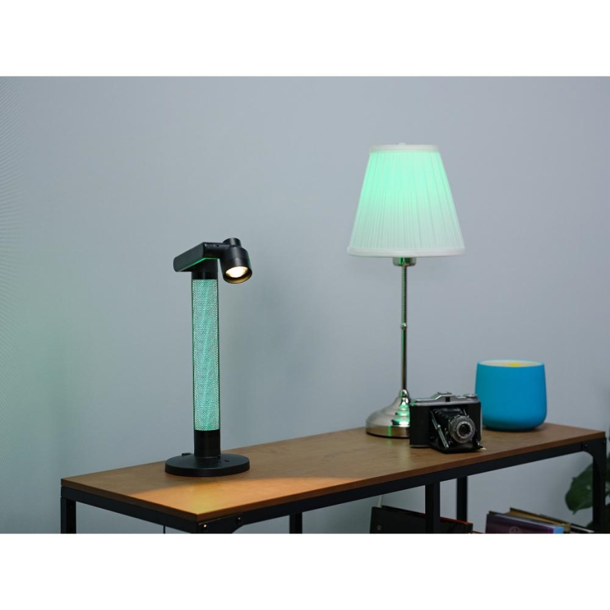 LED RGBW Lámpara de mesa regulable LED/10W/5V 2700-6000K Wi-Fi Tuya + CR
