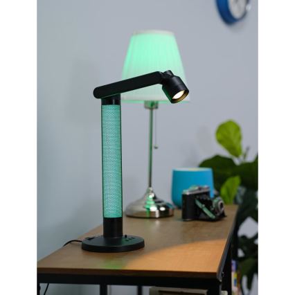 LED RGBW Lámpara de mesa regulable LED/10W/5V 2700-6000K Wi-Fi Tuya + CR
