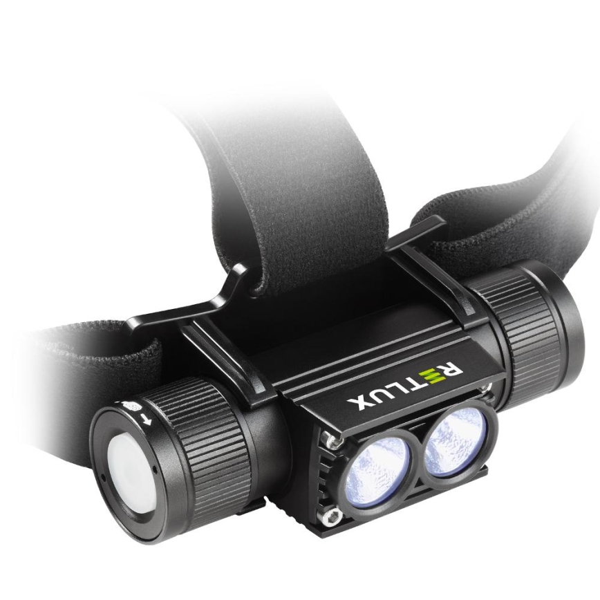 Linterna frontal de aluminio recargable con LED LED/2600 mAh IP66