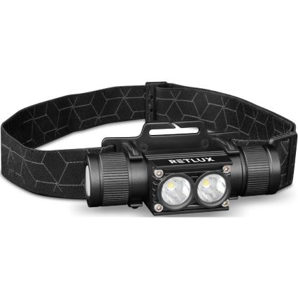 Linterna frontal de aluminio recargable con LED LED/2600 mAh IP66