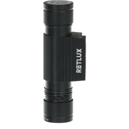 Linterna frontal de aluminio recargable con LED LED/2600 mAh IP66