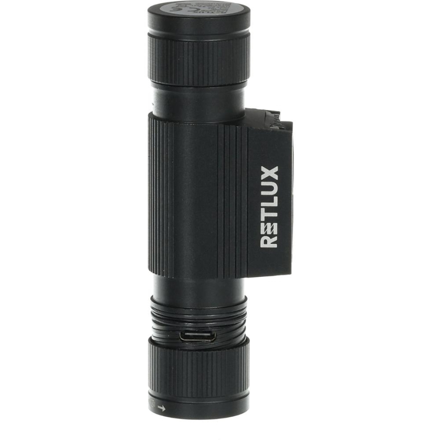 Linterna frontal de aluminio recargable con LED LED/2600 mAh IP66