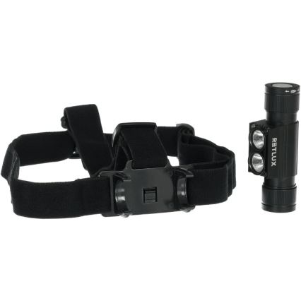 Linterna frontal de aluminio recargable con LED LED/2600 mAh IP66