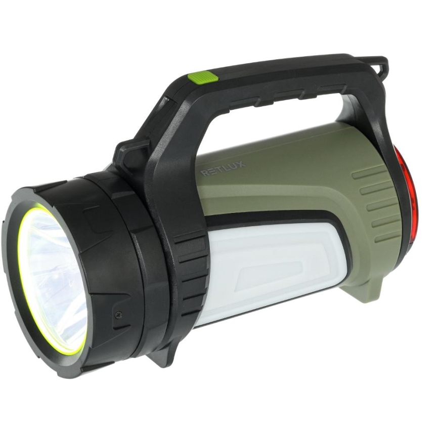 Linterna recargable LED regulable para exteriores con un power bank LED/21W/4400mAh IP44